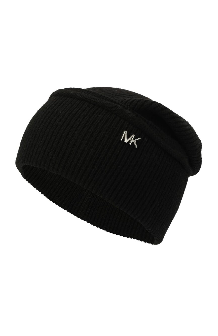 8601 Exposed Seam Cuff Hat, Stylish Fashion Accessory for Winter Black